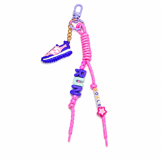 Run Goals Bag Charm/Keychain