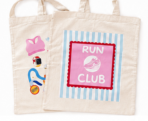 Run Club Tote Bag